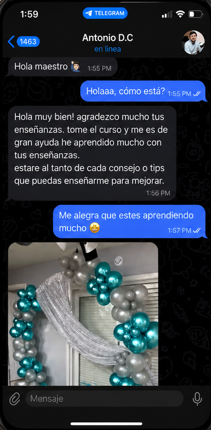 Depoimento Decoracion Con Globos 1