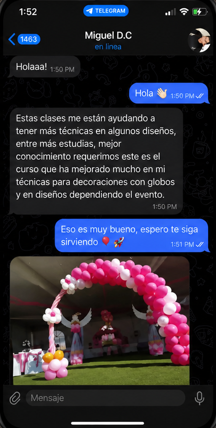 Depoimento Decoracion Con Globos 2
